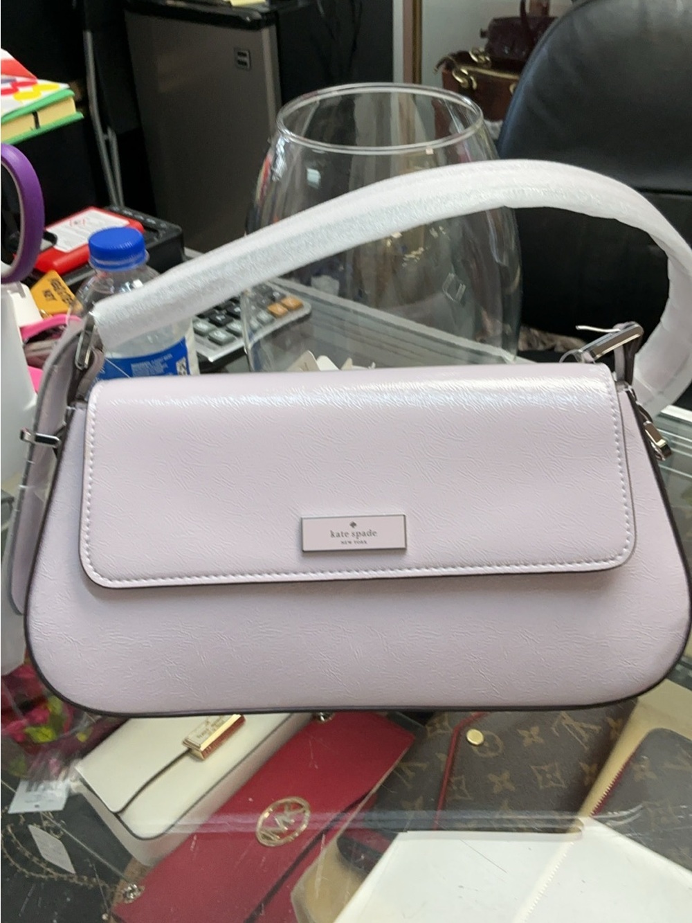 kate spade pastel lilac shoulder bag